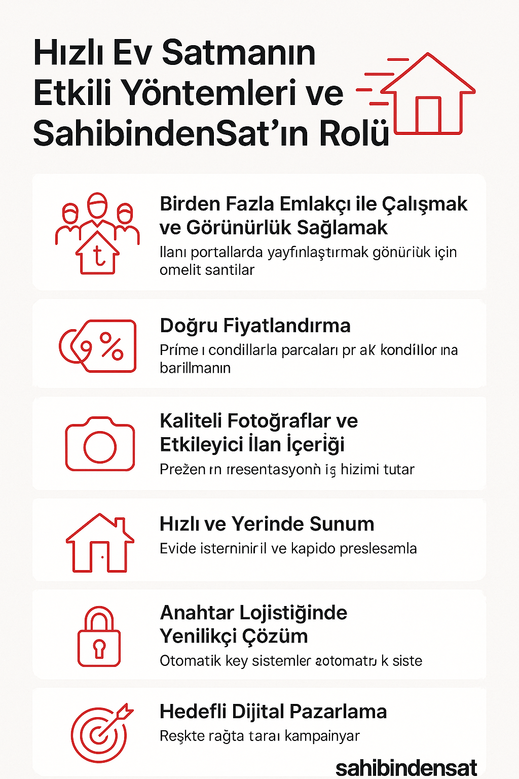 Hızlı ev satma yöntemleri nelerdir? Sahibindensat size nasıl yardımcı olabilir?